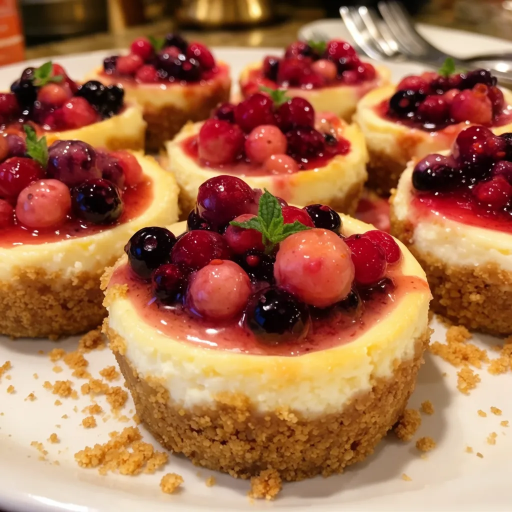 Air Fryer Mini Cheesecakes