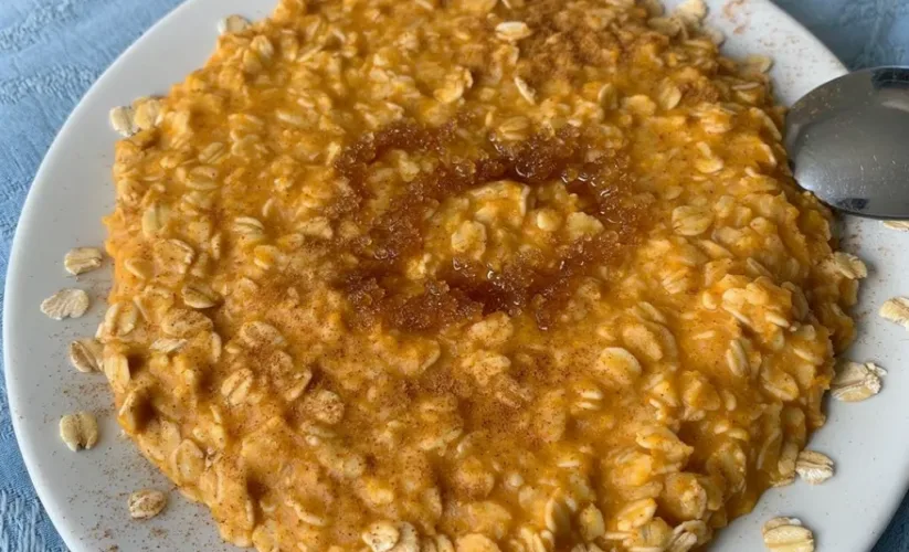 Crockpot Pumpkin Spice Oatmeal