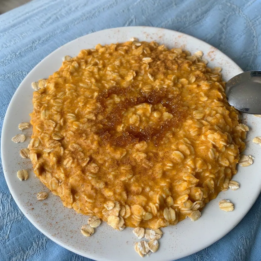 Crockpot Pumpkin Spice Oatmeal