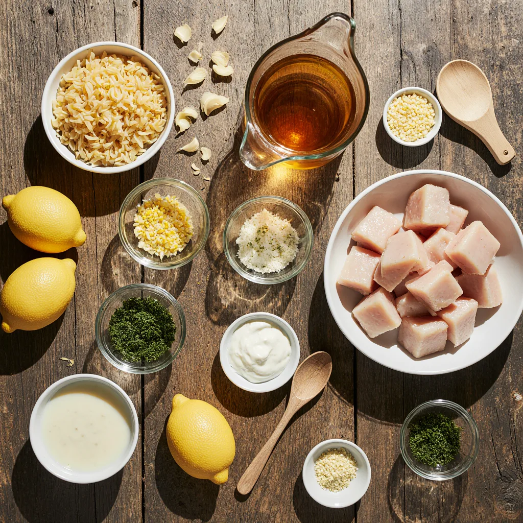 Lemon Herb Chicken Orzo