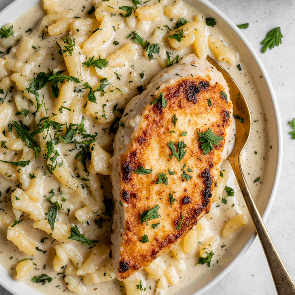 Lemon Herb Chicken Orzo