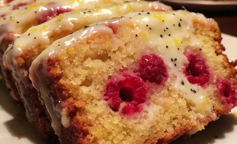 Raspberry Lemon Loaf Cake