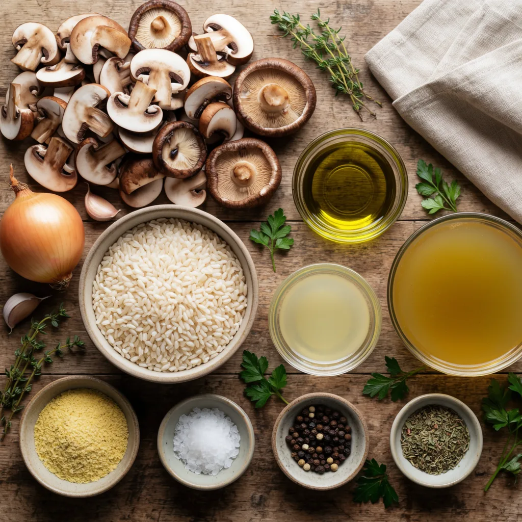 Vegan Mushroom Risotto