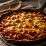 30-Minute Cheesy Hamburger Pasta
