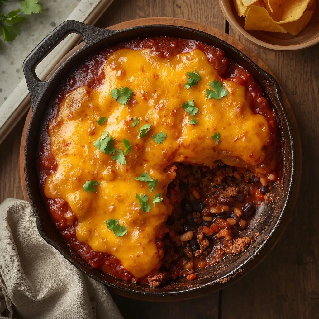 Cheesy Black Bean and Ground Beef Skillet: Easy 30-Minute Dinner