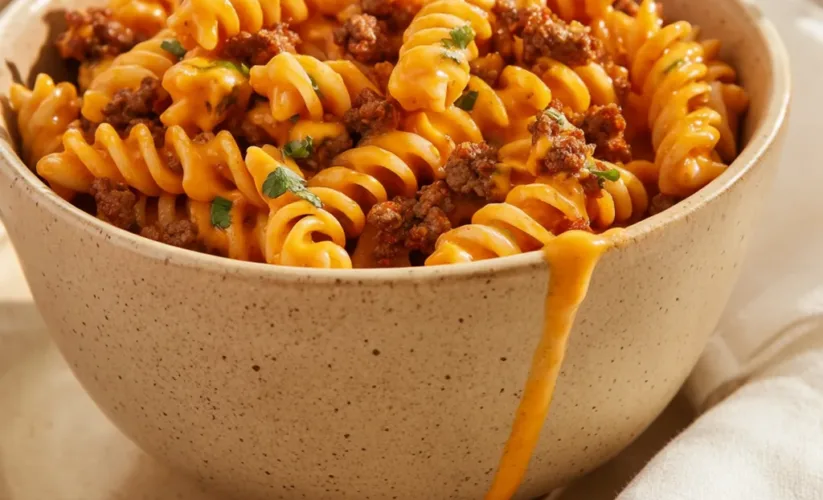 Cheesy Taco Pasta
