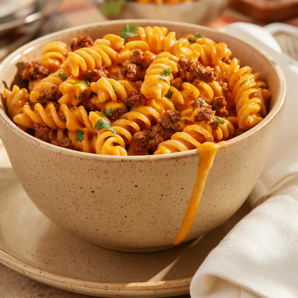 Cheesy Taco Pasta