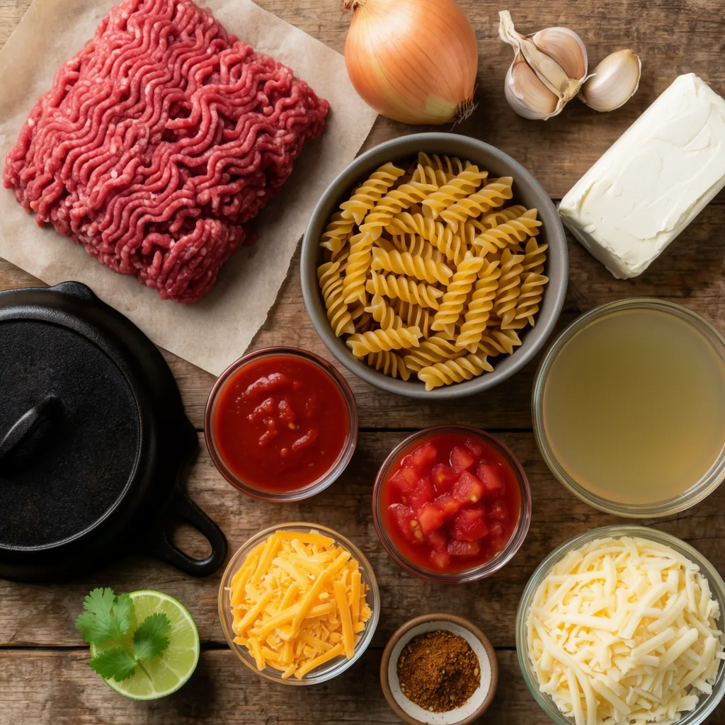 Cheesy Taco Pasta