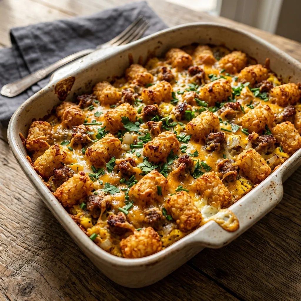 Tater Tot Breakfast Casserole Halal Sausage 7 Tater Tot Breakfast Casserole Halal Sausage