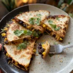 Vegan Black Bean Quesadillas