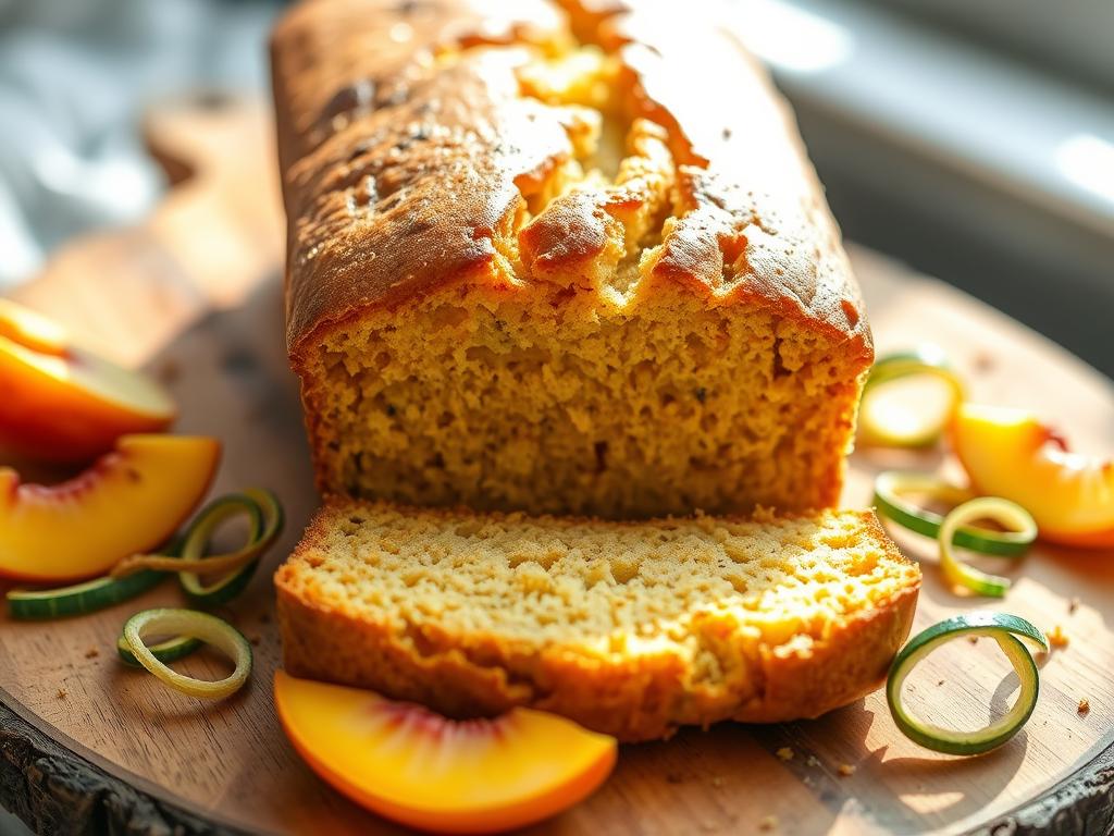 Discover Your New Baking Obsession: Effortless Peach Zucchini Bread 13